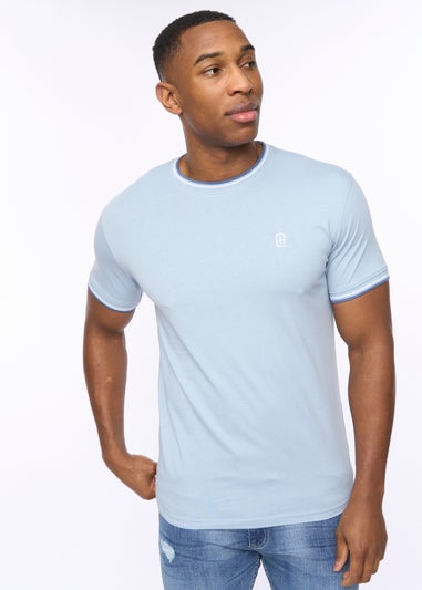 Crosshatch  Light Blue  Shellworth  T-Shirt