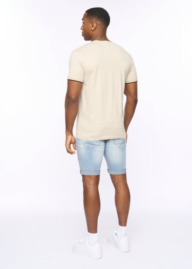Crosshatch  Light Stone  Shellworth  T-Shirt