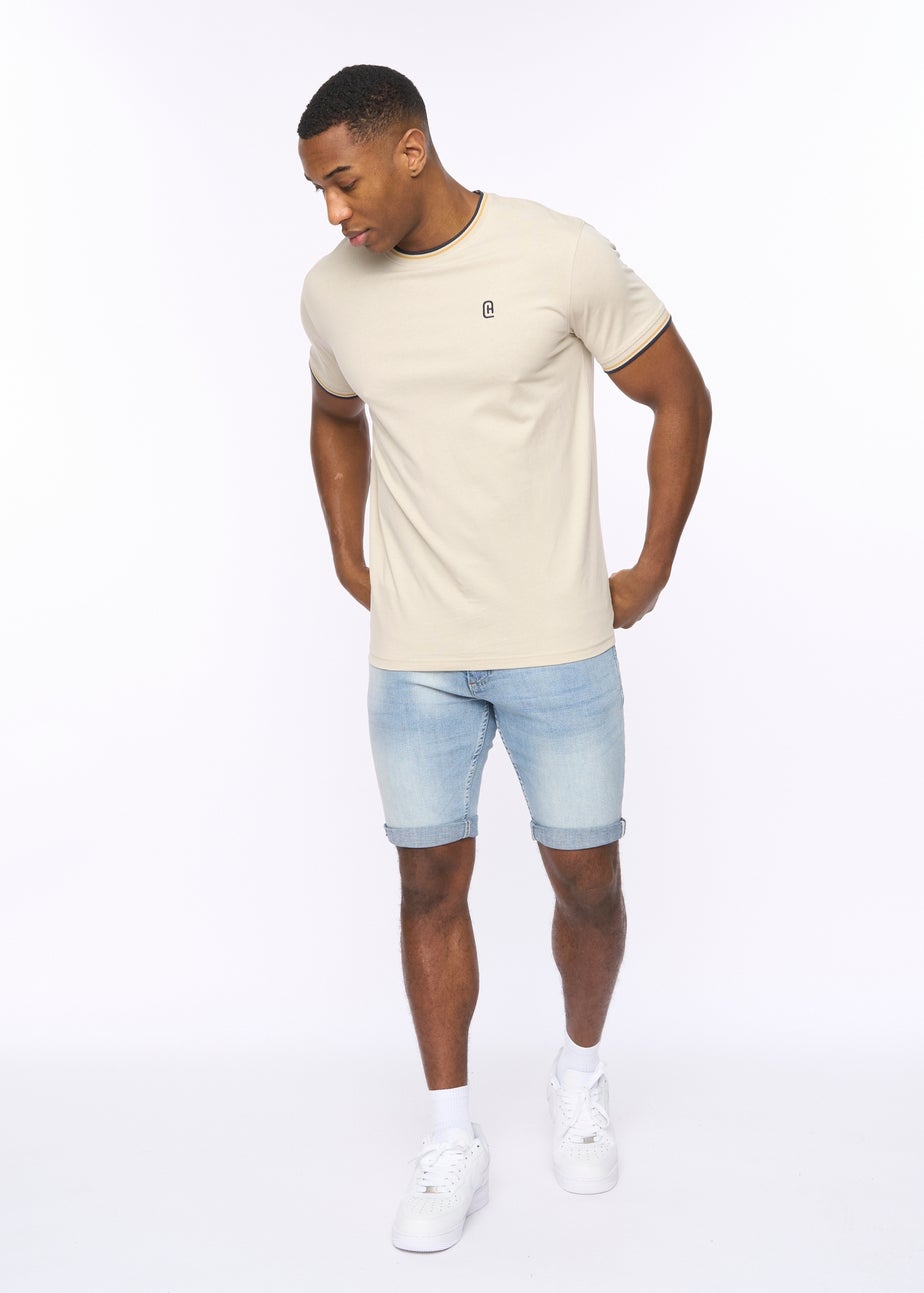 Crosshatch  Light Stone  Shellworth  T-Shirt