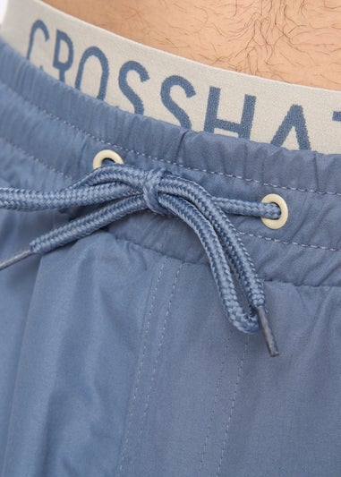 Crosshatch Denim Blue Rembrandts Swim Shorts