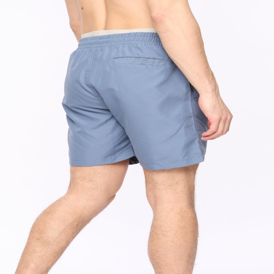 Crosshatch Denim Blue Rembrandts Swim Shorts