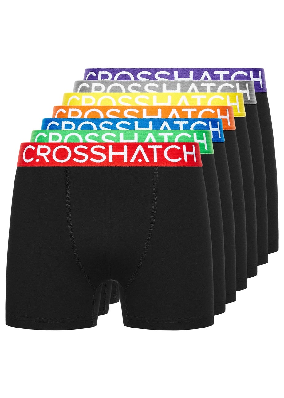 Crosshatch Multi Septet 7 Pack Boxers