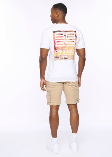 Crosshatch White Summevibe T-Shirt