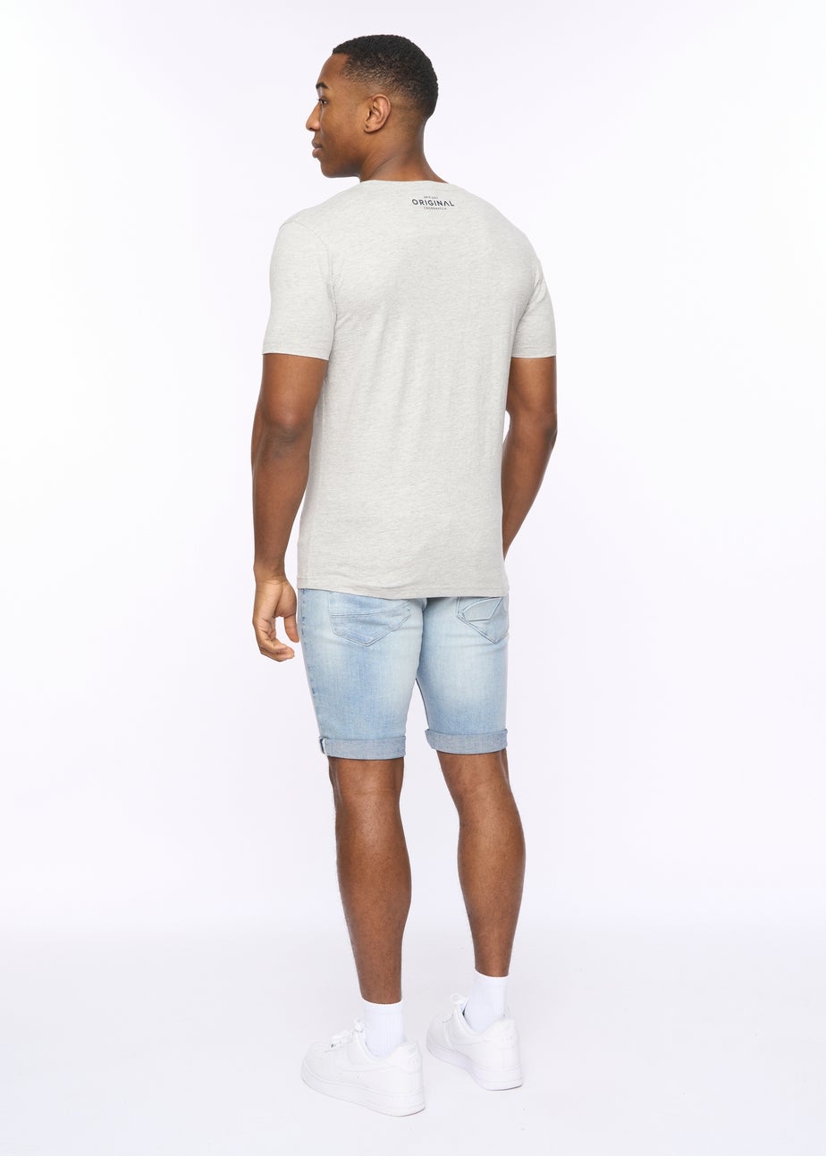 Crosshatch Grey Marl Wilsby T-Shirt