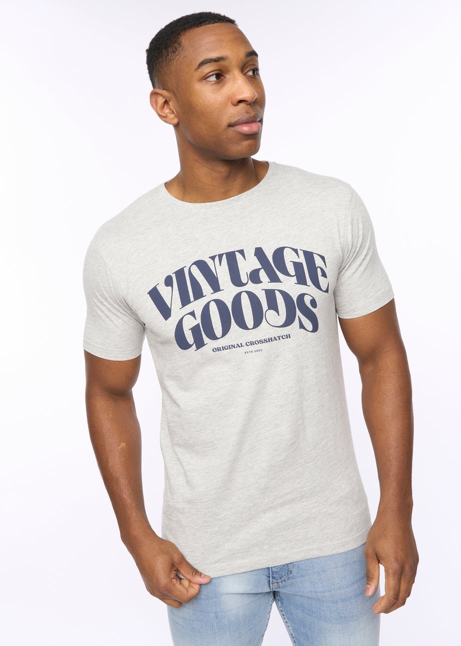 Crosshatch Grey Marl Wilsby T-Shirt