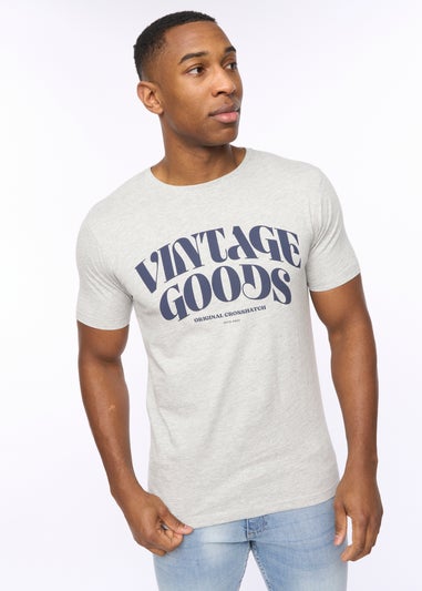 Crosshatch Grey Marl Wilsby T-Shirt