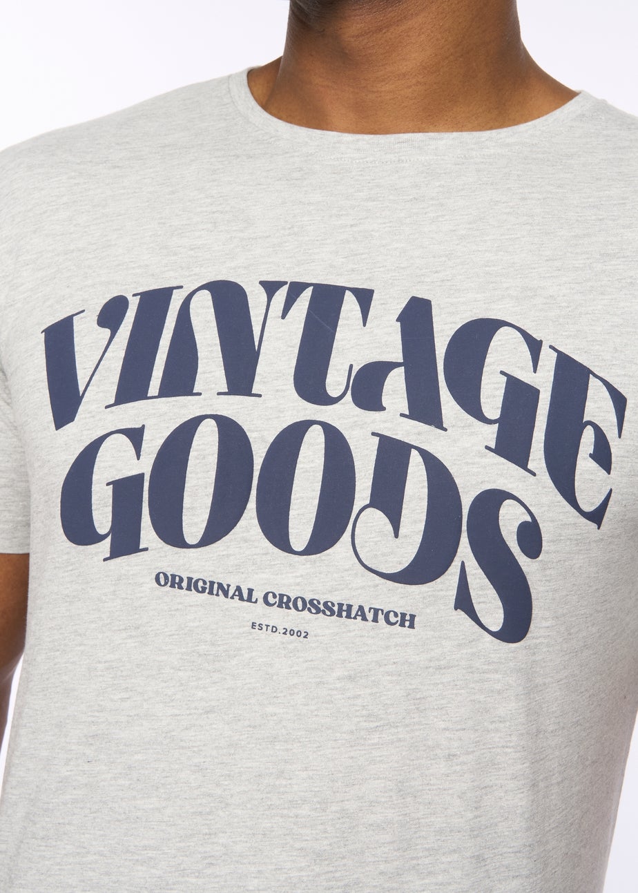 Crosshatch Grey Marl Wilsby T-Shirt