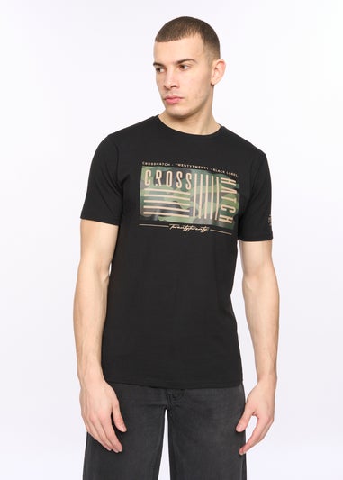 Crosshatch Black Wenfore T-Shirt