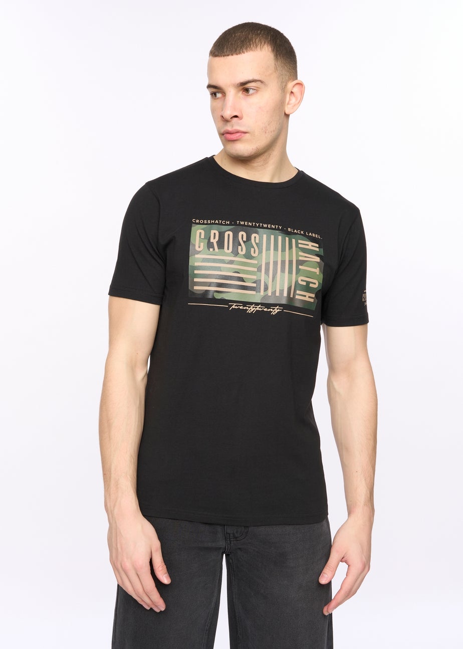 Crosshatch Black Wenfore T-Shirt