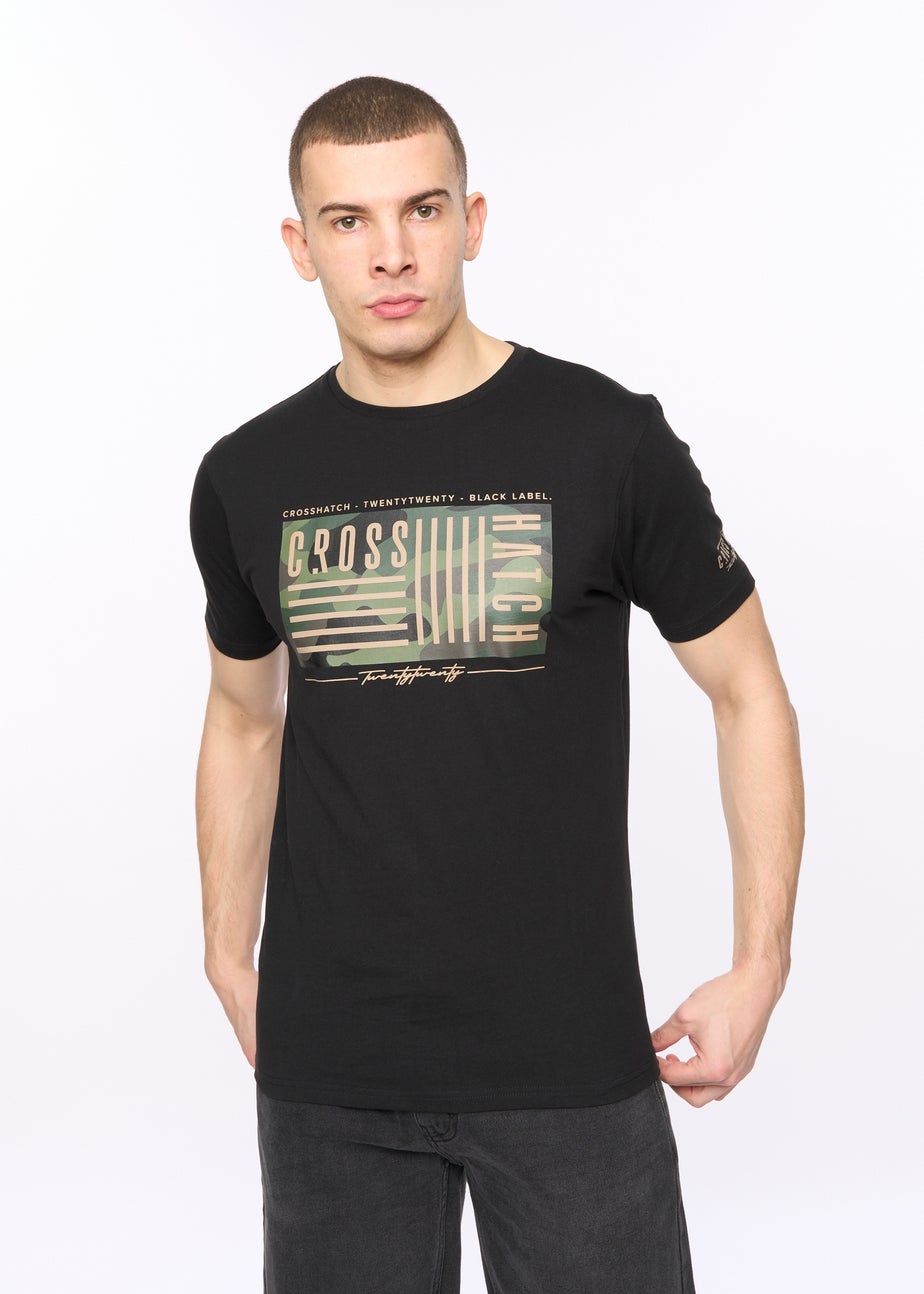Crosshatch Black Wenfore T-Shirt