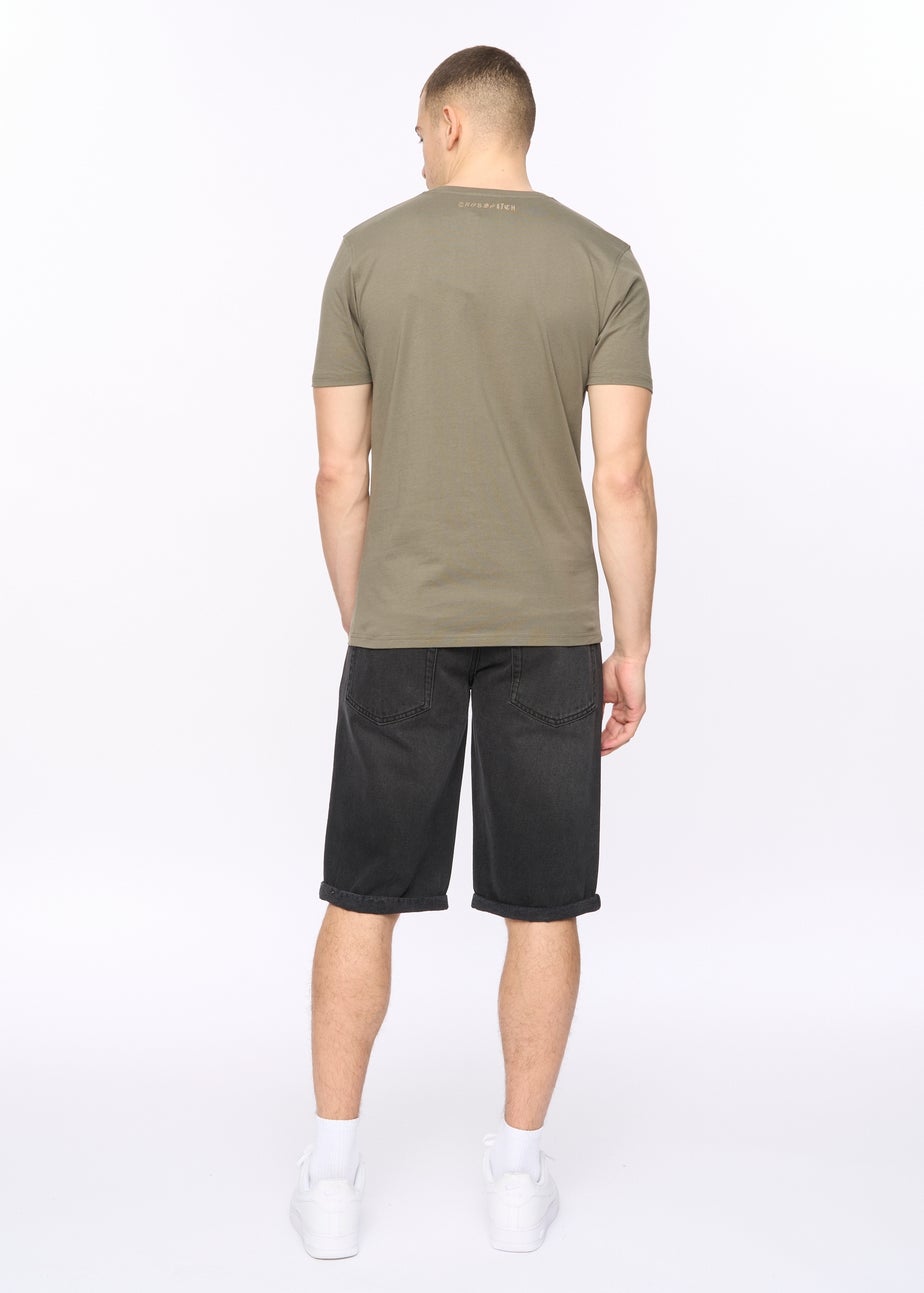 Crosshatch Dark Sage Wenfore T-Shirt