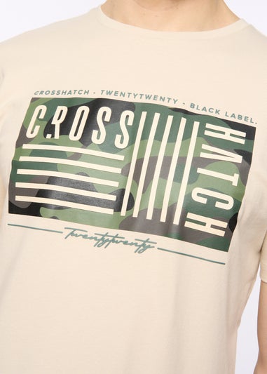 Crosshatch Light Stone Wenfore T-Shirt