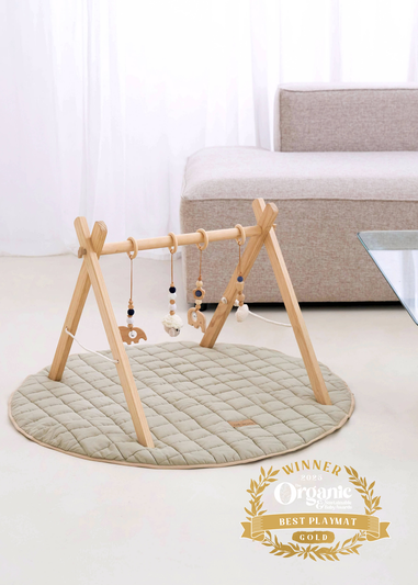 Clair de Lune Organic Sage Play Bundle Mat & Gym
