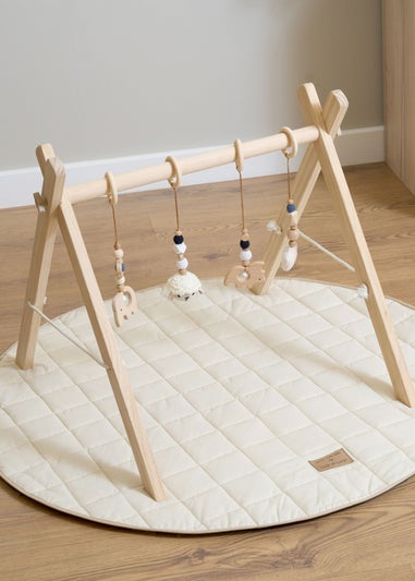 Clair de Lune Organic Cream Play Bundle Mat & Gym