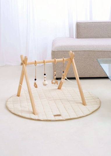 Clair de Lune Organic Cream Play Bundle Mat & Gym