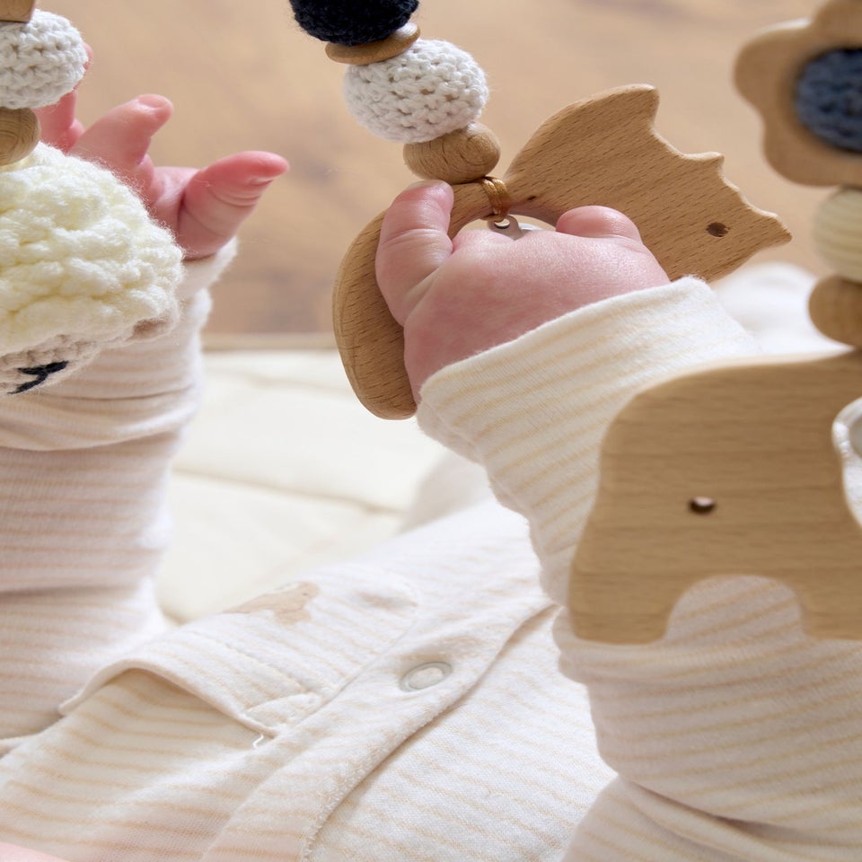 Clair de Lune Natural Wooden Play Gym