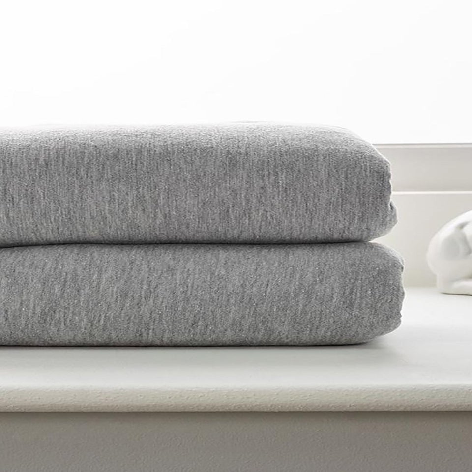 Clair de Lune 2 Pack Grey Cot Sheets