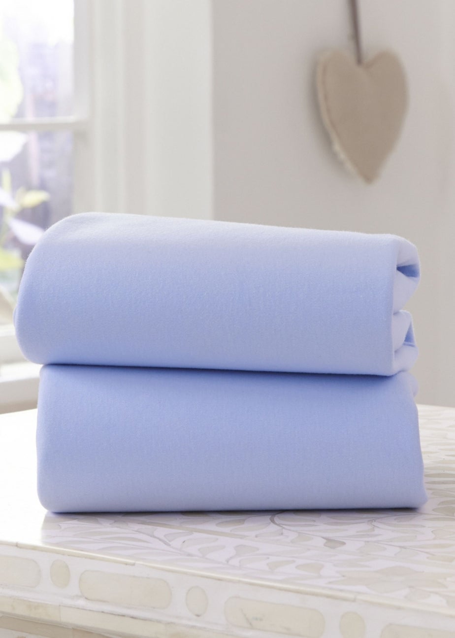 Clair de Lune 2 Pack Blue Moses Sheets