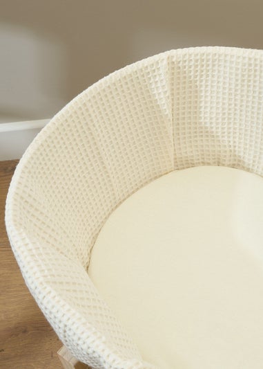 Clair de Lune 2 Pack Cream Moses Sheets