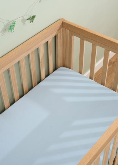 Clair de Lune 2 Pack Blue Cot Bed Sheets