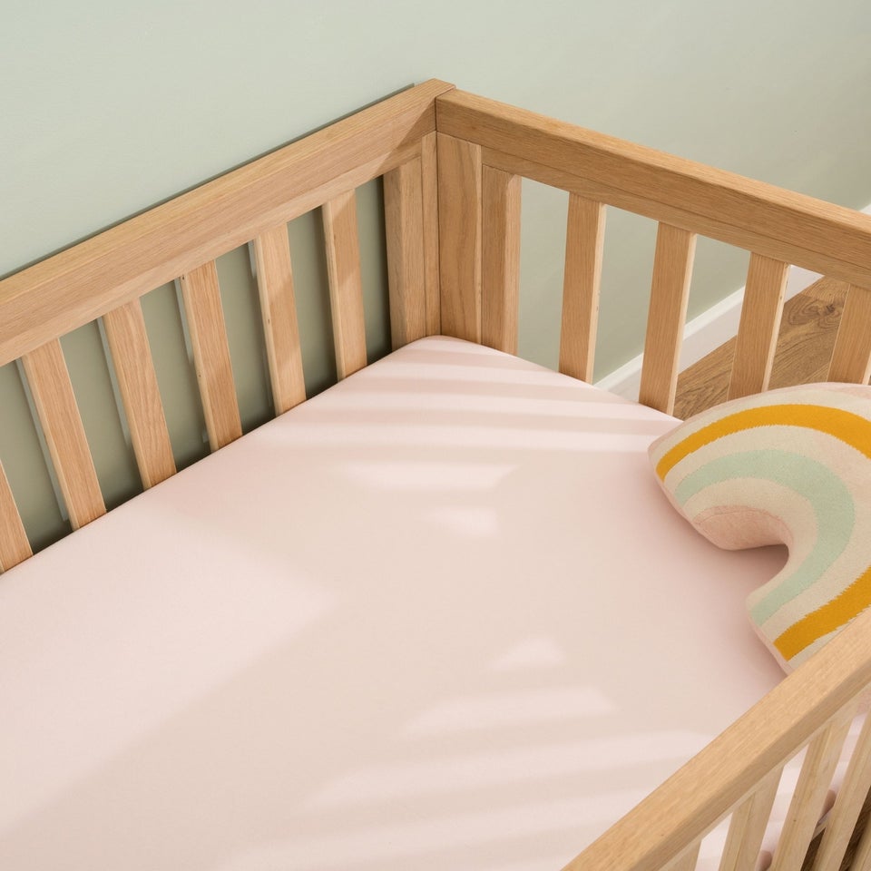 Clair de Lune 2 Pack Pink Cot Bed Sheets