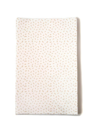 Clair de Lune Dash Anti-Roll Wedge Baby Changing Mat Beige