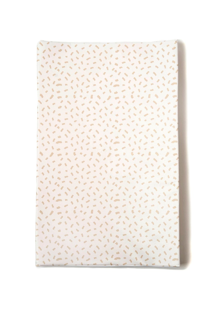 Clair de Lune Dash Anti-Roll Wedge Baby Changing Mat Beige