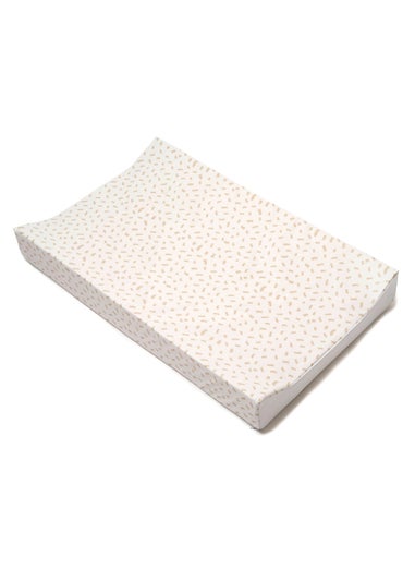 Clair de Lune Dash Anti-Roll Wedge Baby Changing Mat Beige