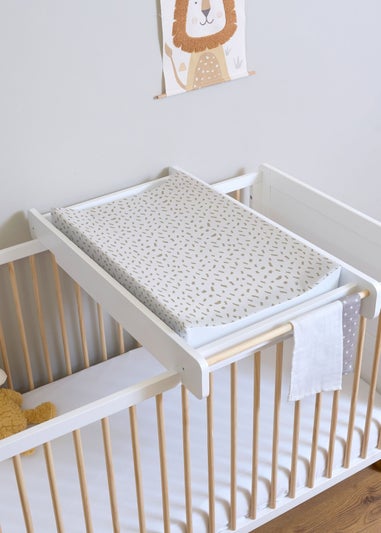 Clair de Lune Dash Anti-Roll Wedge Baby Changing Mat Beige