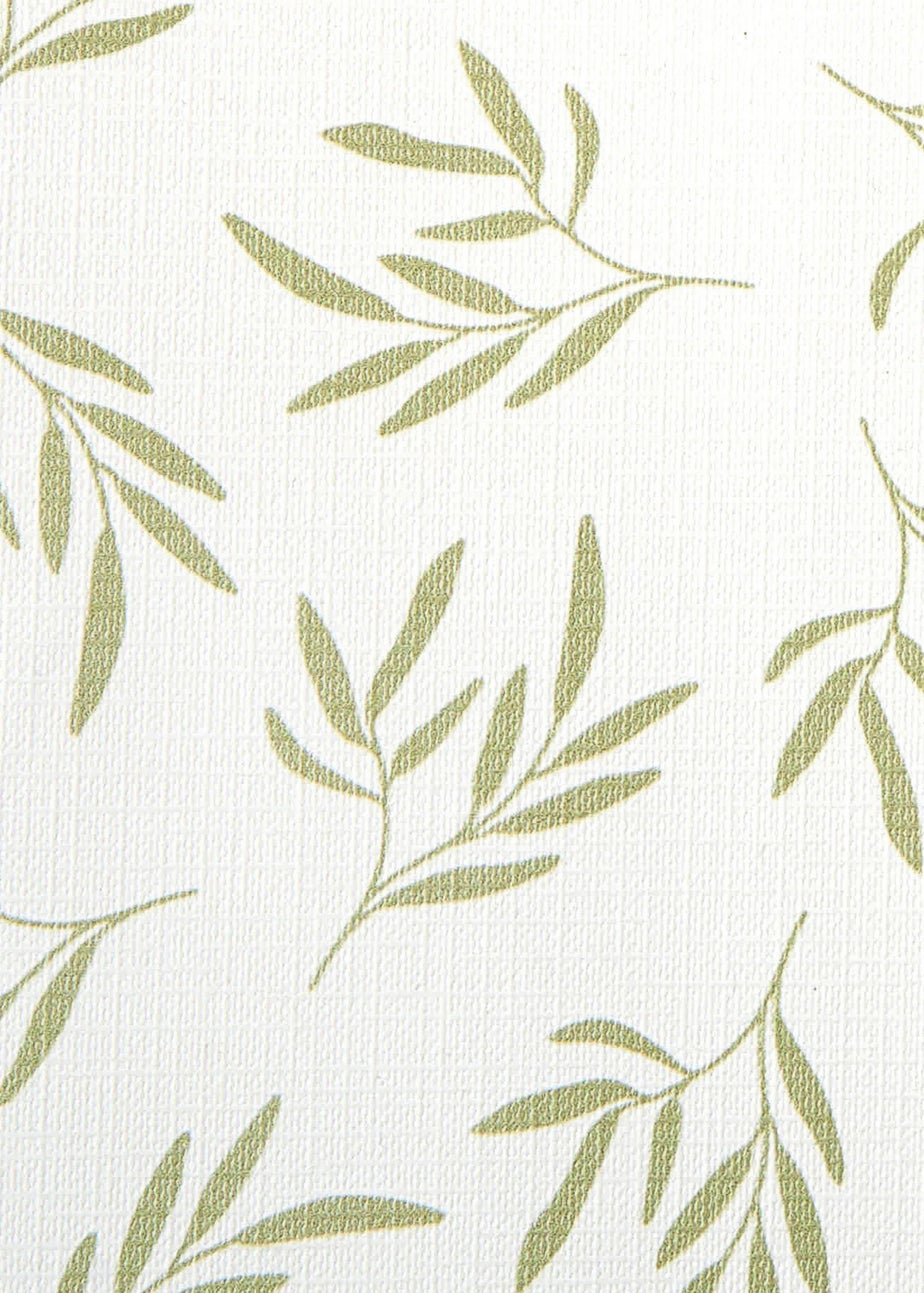 Clair de Lune Green Leaf Anti-Roll Wedge Baby Changing Mat