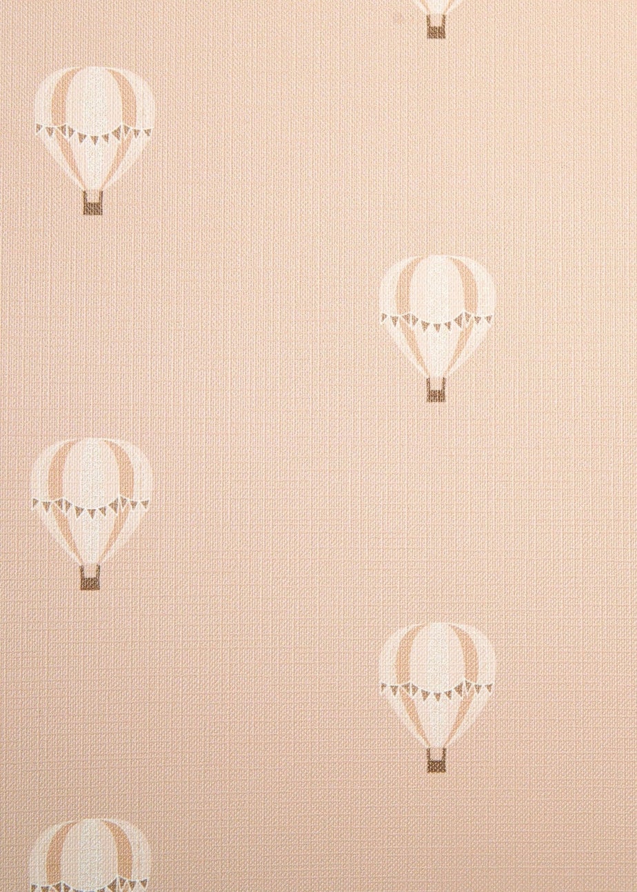 Clair de Lune Hot Air Balloon Anti-Roll Wedge Baby Changing Mat Mocha