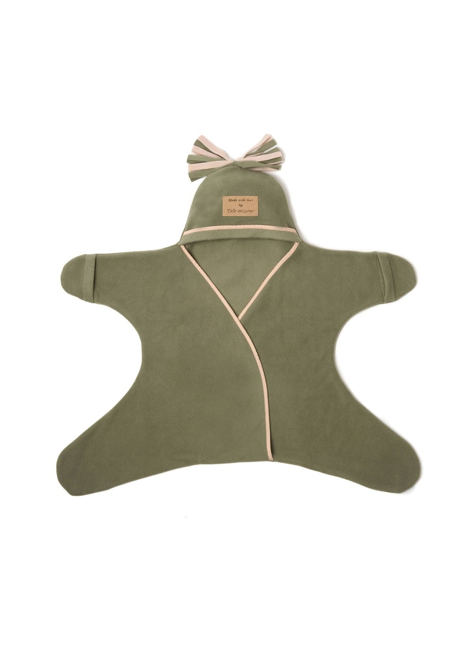 Clair de Lune Green Star Fleece Wrap