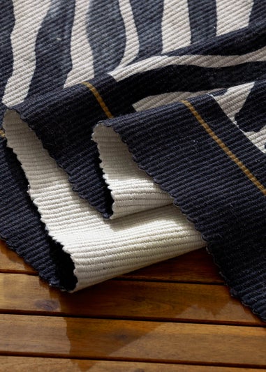 Paoletti Leopardis Zebra Printed Indoor/Outdoor Rug