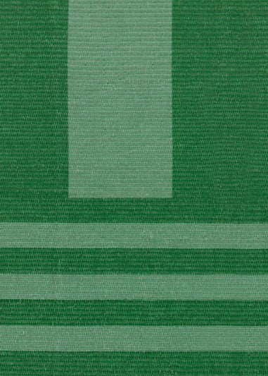 furn. Green Deck Stripe Printed Indoor/Outdoor Rug