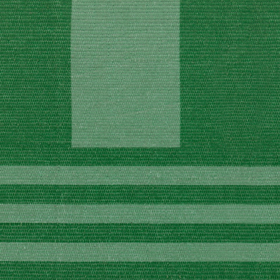 furn. Green Deck Stripe Printed Indoor/Outdoor Rug