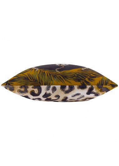 Paoletti Black/Gold Leopardis Trio Printed Outdoor Outdoor Cushion