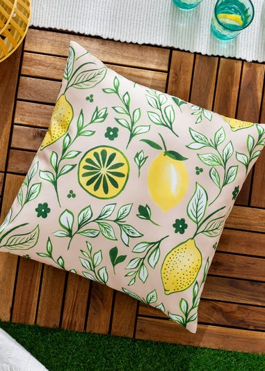 furn. Rust Citronello Printed Outdoor Outdoor Cushion