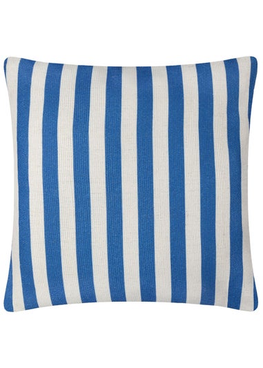furn. Blue Deck Stripe Woven Outdoor Outdoor Cushion