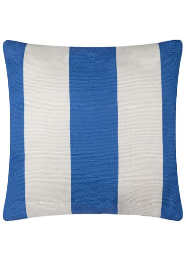 furn. Blue Deck Stripe Woven Outdoor Outdoor Cushion