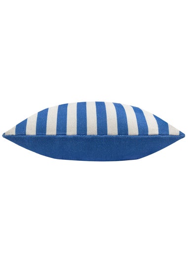 furn. Blue Deck Stripe Woven Outdoor Outdoor Cushion