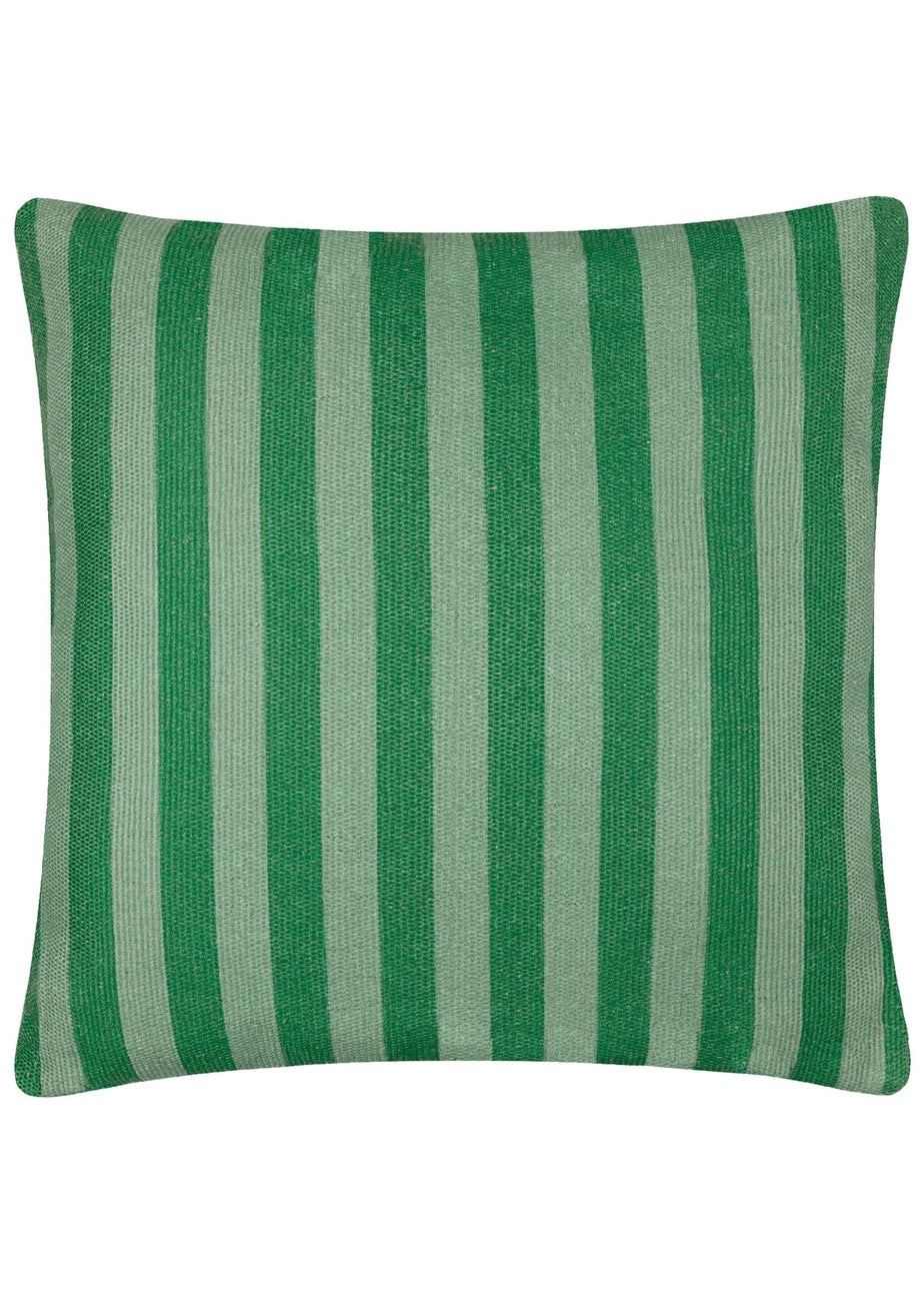 furn. Green Deck Stripe  Woven Outdoor Outdoor Cushion
