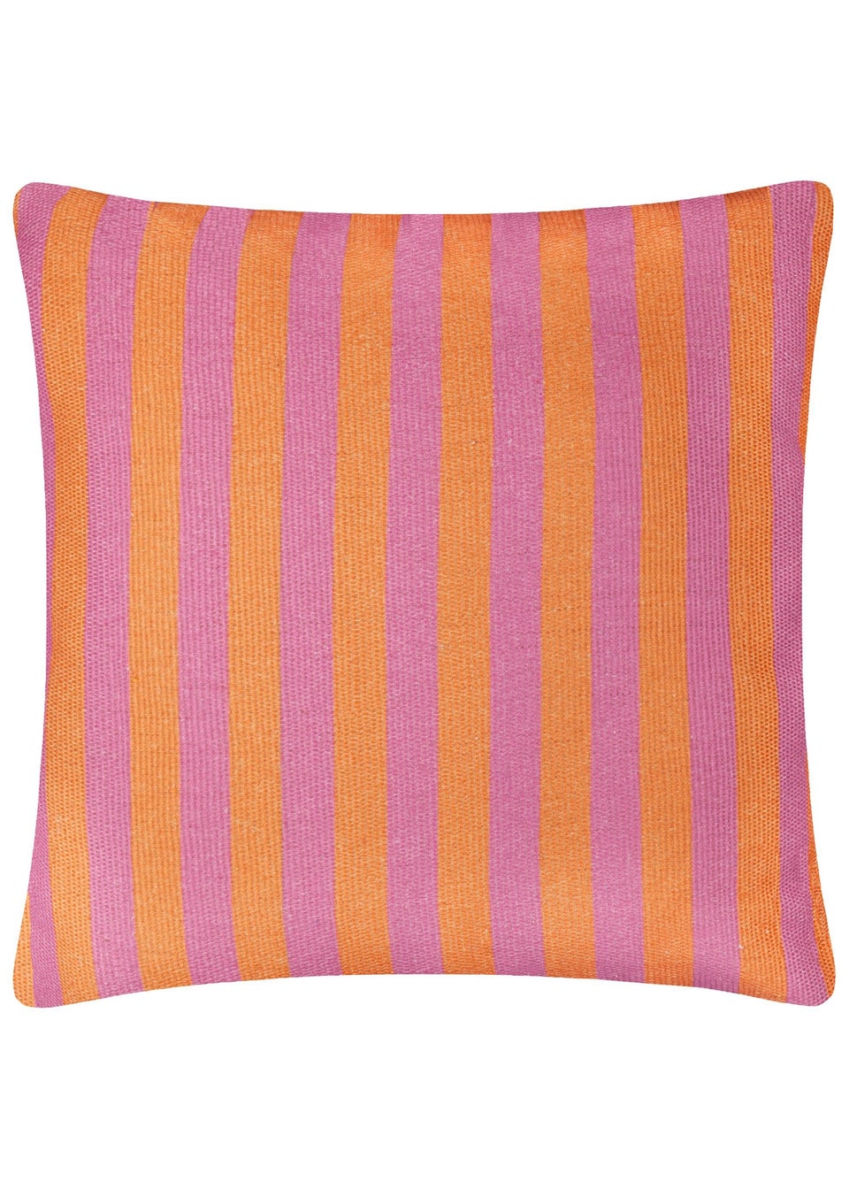 furn. Orange Deck Stripe  Woven Outdoor Outdoor Cushion
