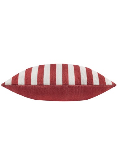furn. Red Deck Stripe  Woven Outdoor Outdoor Cushion