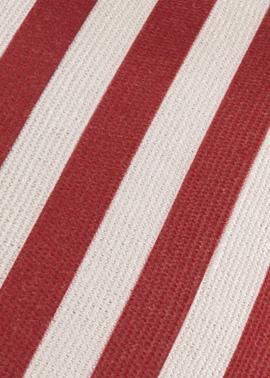 furn. Red Deck Stripe  Woven Outdoor Outdoor Cushion