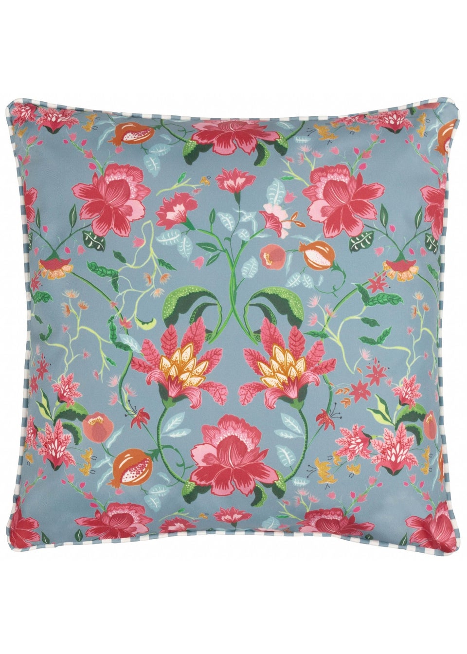 Wylder Nature Light Blue Claudia Floral Outdoor Outdoor Cushion