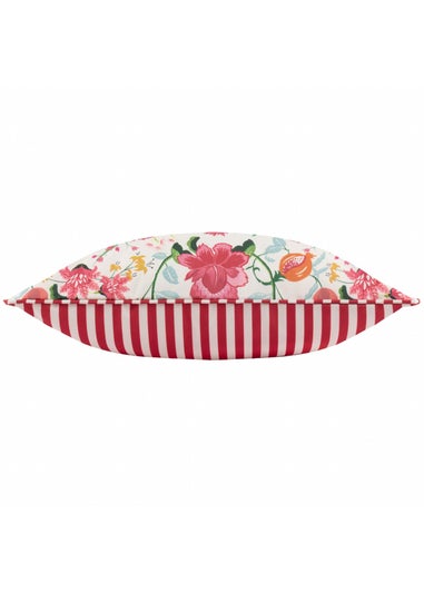 Wylder Nature Red Claudia Floral Outdoor Outdoor Cushion