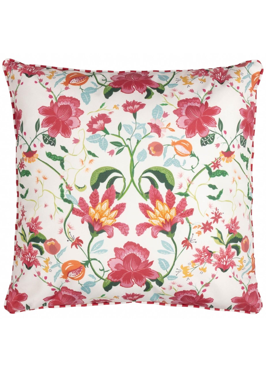 Wylder Nature Red Claudia Floral Outdoor Outdoor Cushion