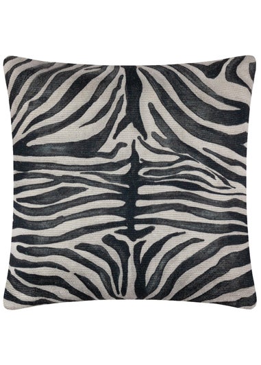 Paoletti Leopardis Zebra Woven Outdoor Cushion