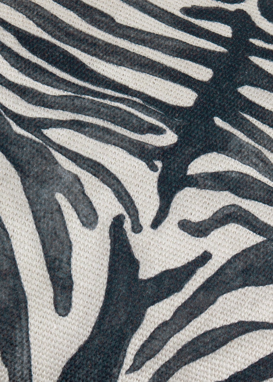 Paoletti Leopardis Zebra Woven Outdoor Cushion