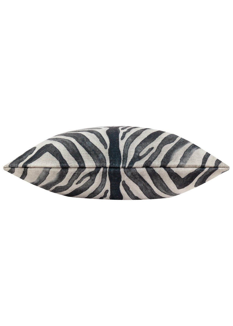Paoletti Leopardis Zebra Woven Outdoor Cushion